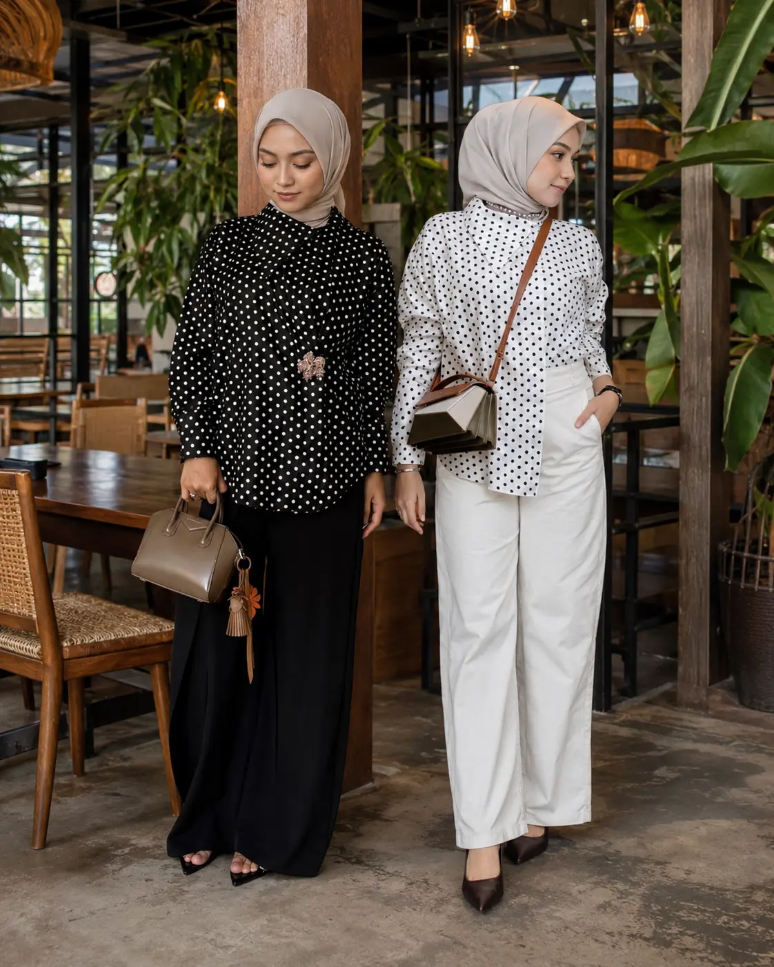 Polka Shirt — NO BRAND