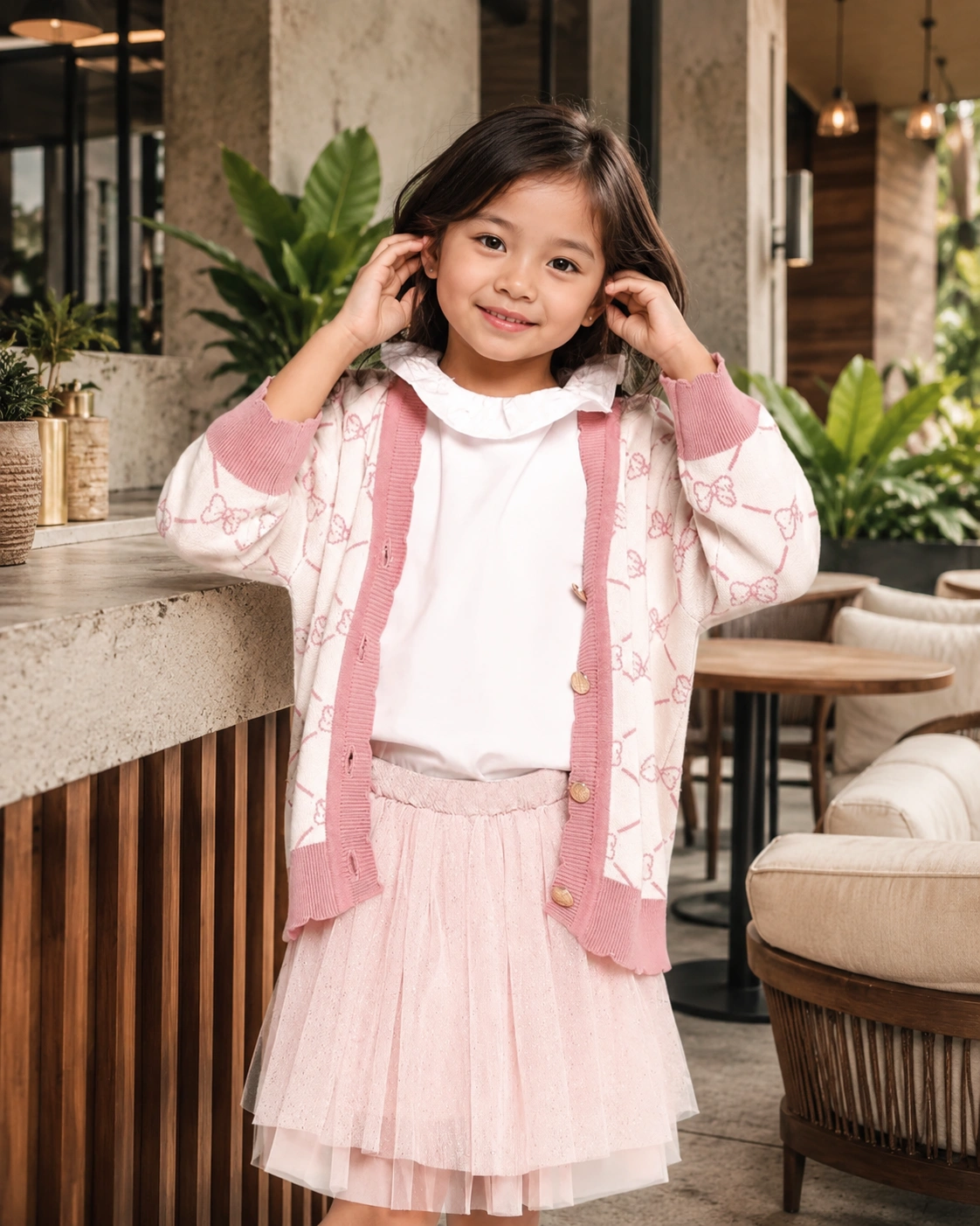 Cheerful Cardigan Kids / S-M — PURU KAMBERA