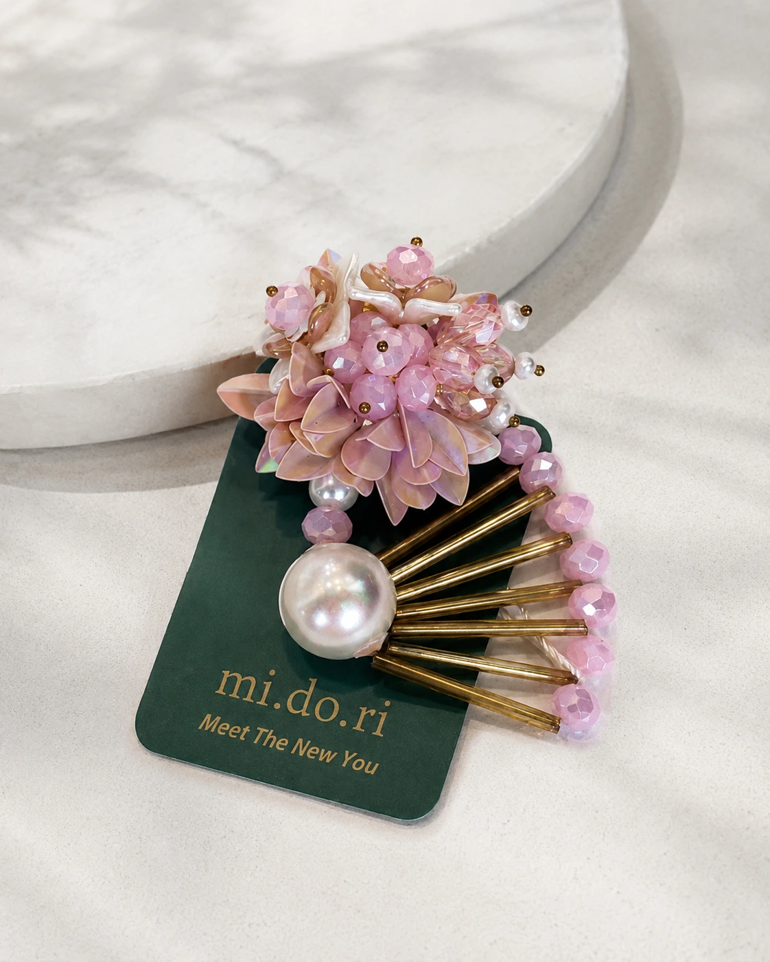 Anjani Pink Brooch — NO BRAND